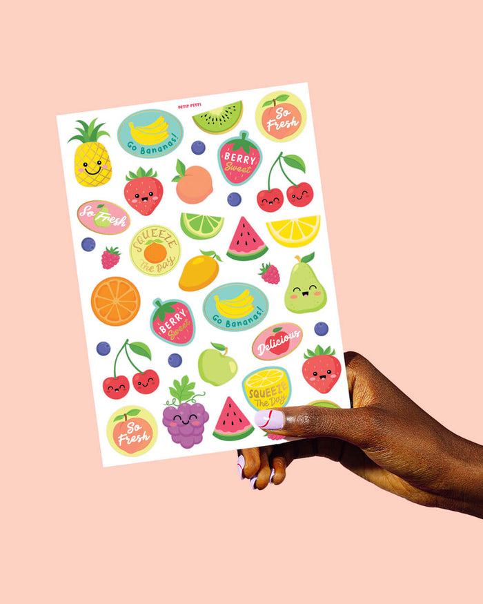 Fruity Tuity Tats - 54 foil temporary tattoos