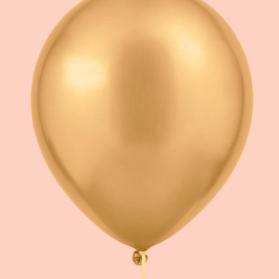 Gold Chrome Pack - 25 metallic balloons