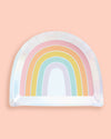 Rainbow Plates - 25 paper plates