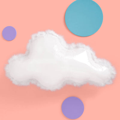 Cloud Nine Balloon - 27" white feather balloon