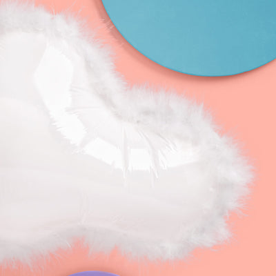 Cloud Nine Balloon - 27" white feather balloon