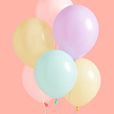 Pastel Balloon Pack - 24 matte balloons
