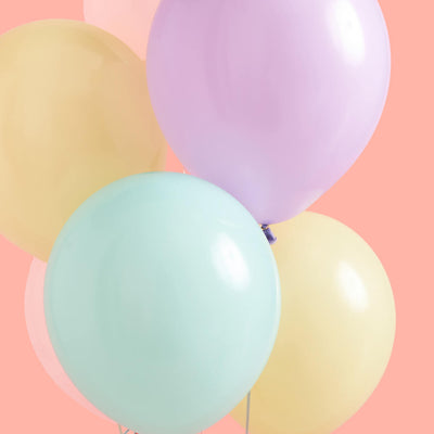 Pastel Balloon Pack - 24 matte balloons