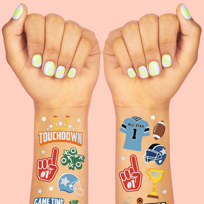 Football Tats - 60 temporary tattoos