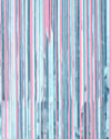 Blue Party Curtain - matte blue foil curtain