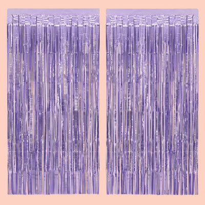 Purple Curtain - matte purple foil curtain