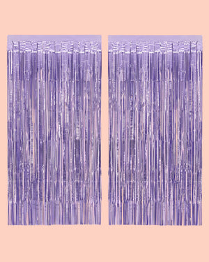 Purple Curtain - matte purple foil curtain