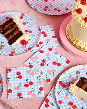Cherry Pop Napkins - 25 paper napkins
