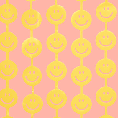 Smiley Curtain - matte foil curtain