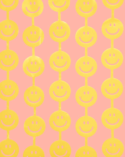 Smiley Curtain - matte foil curtain
