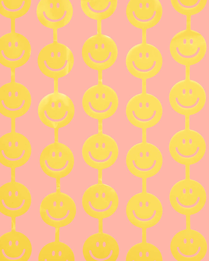 Smiley Curtain - matte foil curtain