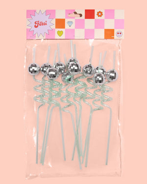 It's Disco, Baby! Straws - 16 reusable straws