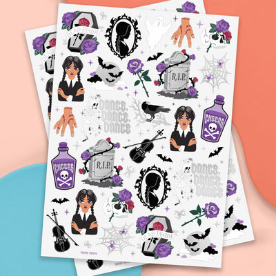 Spooky Girl Tats - 62 temporary tattoos