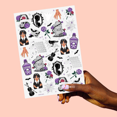 Spooky Girl Tats - 62 temporary tattoos