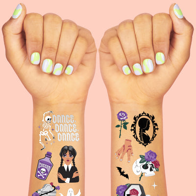 Spooky Girl Tats - 62 temporary tattoos
