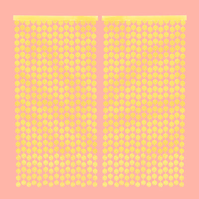 Smiley Curtain - matte foil curtain