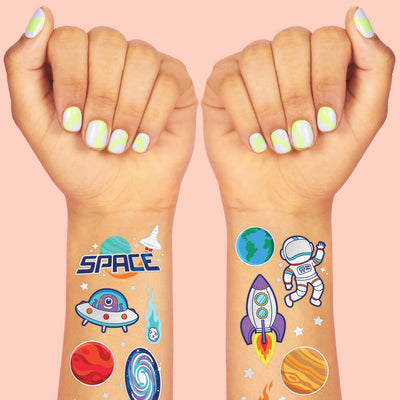 Blast Off Tats - 50 foil temporary tattoos