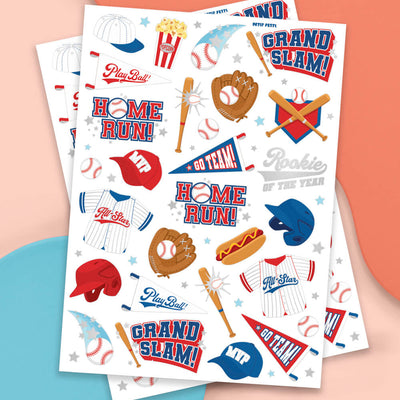 Home Run Tats - 50 temporary tattoos