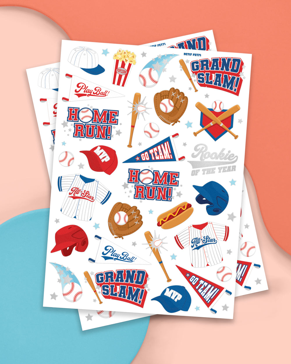 Home Run Tats - 25 temporary tattoos