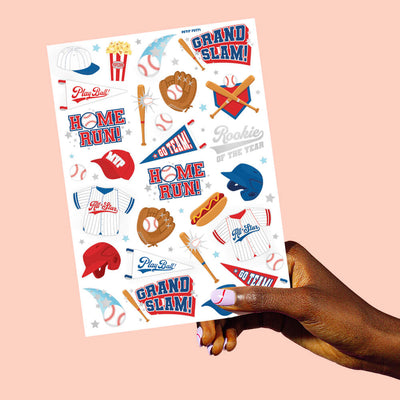 Home Run Tats - 50 temporary tattoos