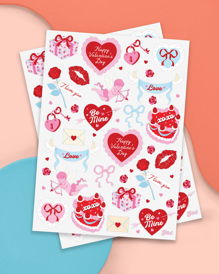 Valentine Tats - 48 temporary tattoos
