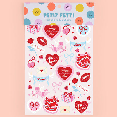 Valentine Tats - 48 temporary tattoos