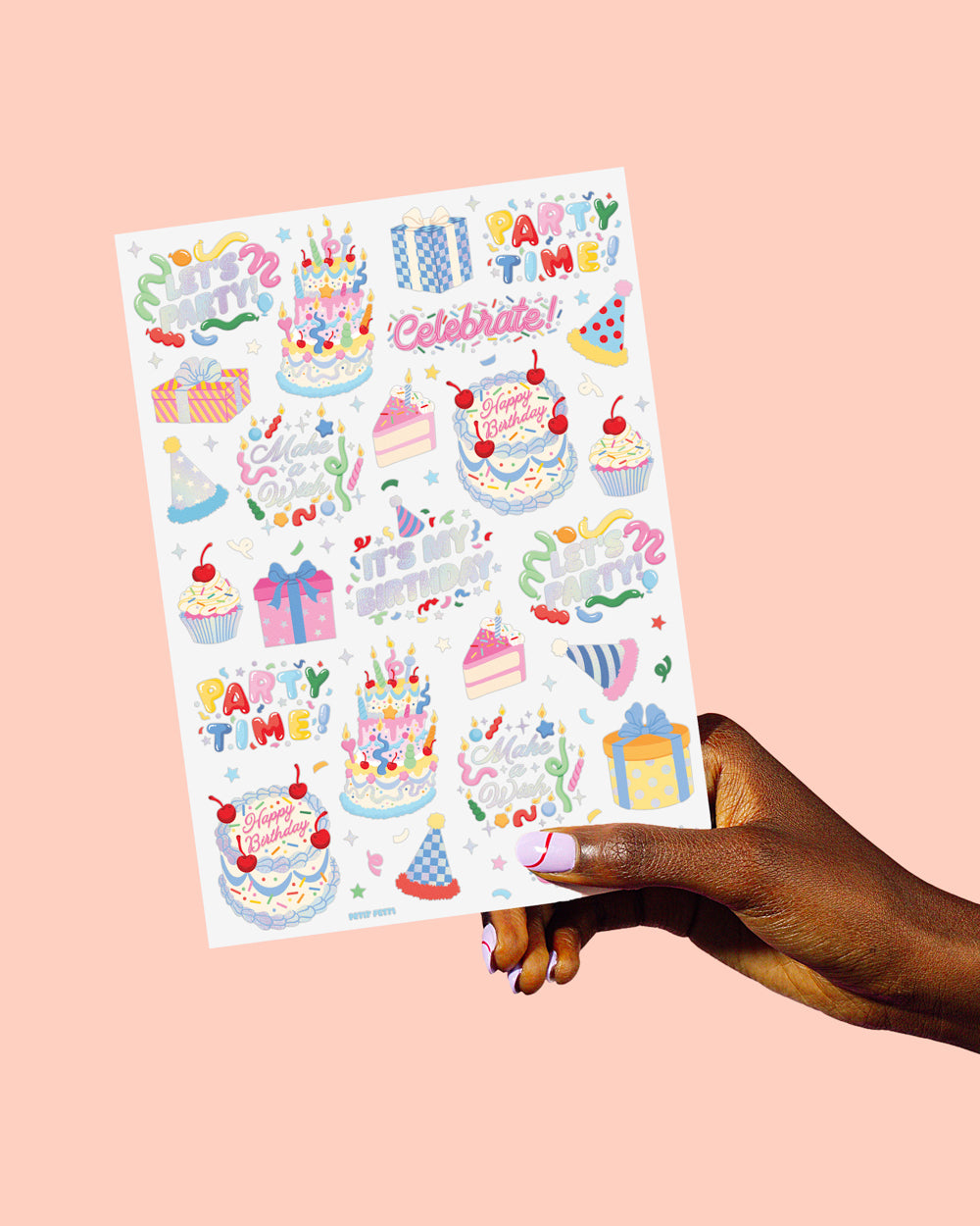 Let's Party! Tats - 50 temporary tattoos