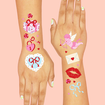 Valentine Tats - 48 temporary tattoos
