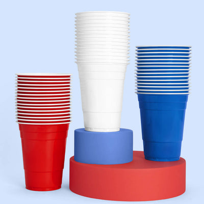 Party In The USA Cups - 50 matte 16 oz cups