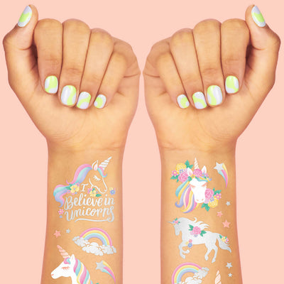 Unicorn 🦄 Tats - 52 foil temporary tattoos