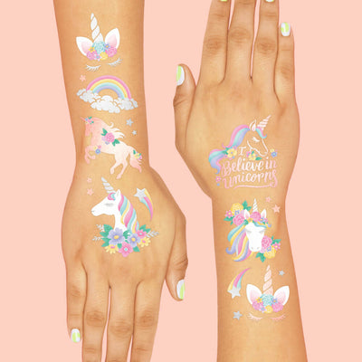 Unicorn 🦄 Tats - 52 foil temporary tattoos