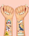 Shark Tats - 38 foil temporary tattoos