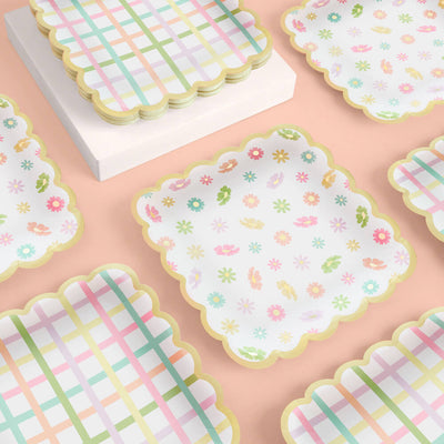 Let's Partea Plates - 24 foil paper plates