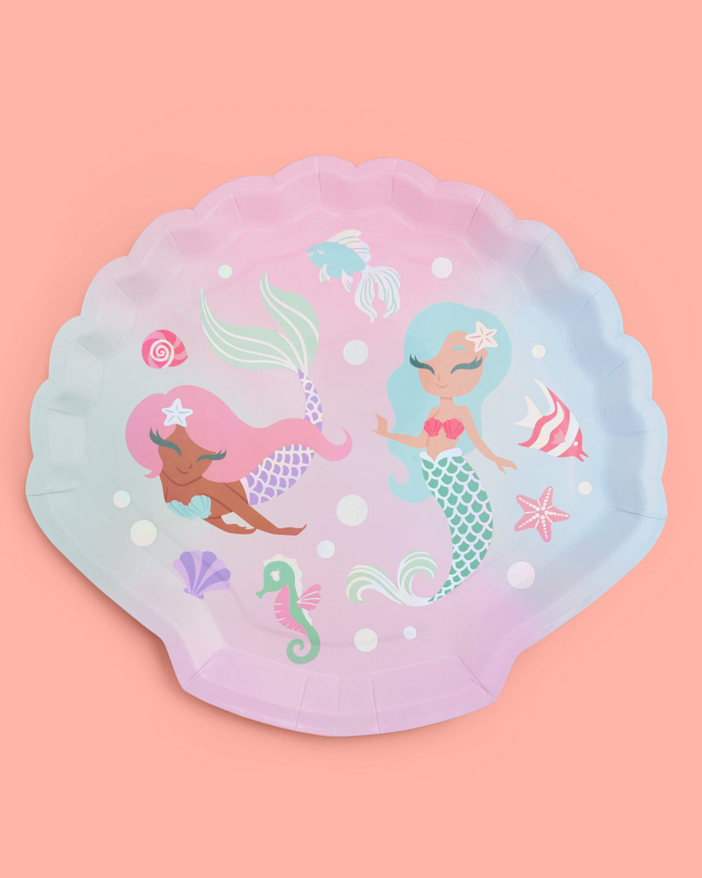 Mermazing Plates - 24 paper plates