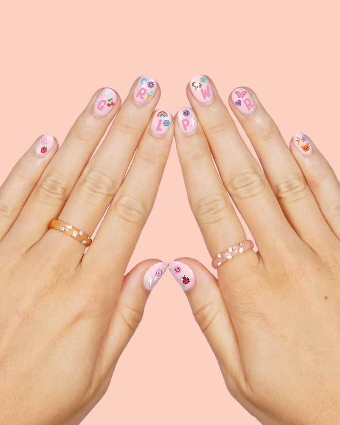 GRL PWR Nail Stickers - 816 nail stickers