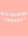 Big Gemini Energy Banner - iridescent foil banner