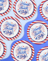 Party In The USA Plates - 25 paper plates