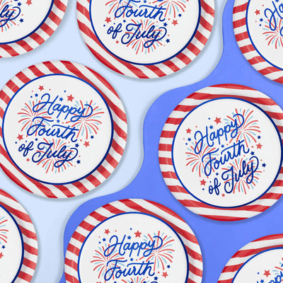 Party In The USA Plates - 25 paper plates