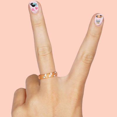 Cool Cat Nail Stickers - 608 nail stickers