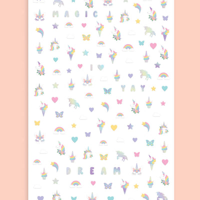 Unicorn 🦄 Nail Stickers - 524 nail stickers