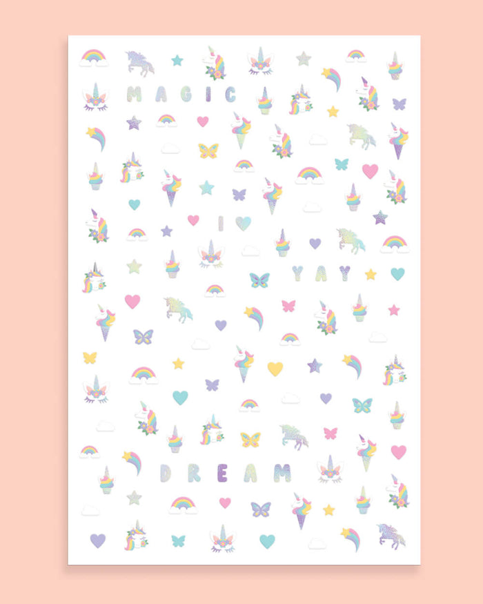 Unicorn 🦄 Nail Stickers - 524 nail stickers