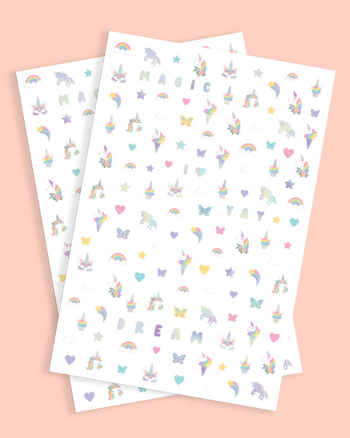 Unicorn 🦄 Nail Stickers - 524 nail stickers