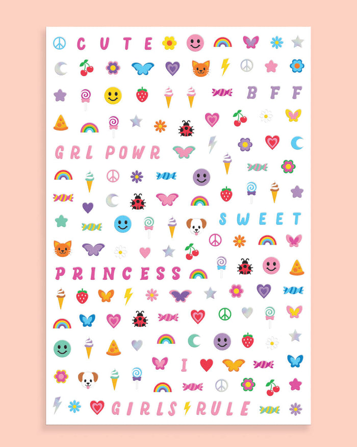 GRL PWR Nail Stickers - 816 nail stickers