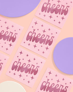 Cheers Napkins - 50 foil napkins