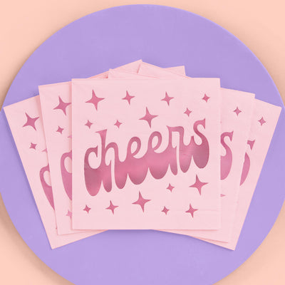 Cheers Napkins - 50 foil napkins