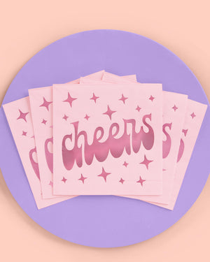 Cheers Napkins - 50 foil napkins