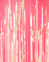 Totally Pink Curtain - iridescent foil curtain