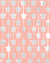 Star Struck Curtain - matte silver foil curtain