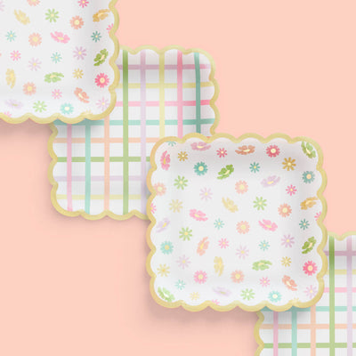 Let's Partea Plates - 24 foil paper plates