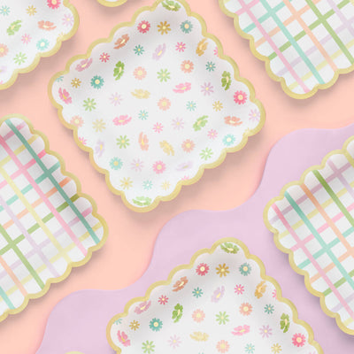 Let's Partea Plates - 24 foil paper plates